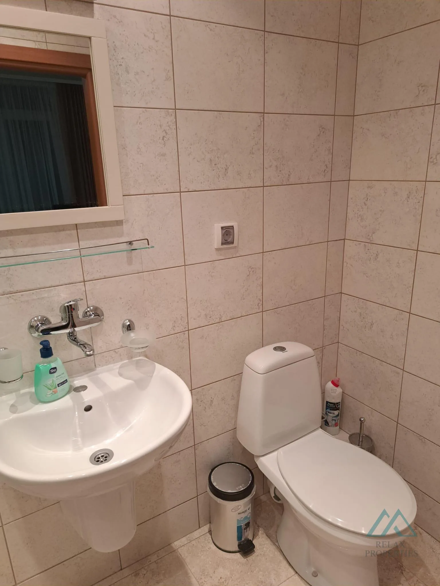 Veľký 48m2 apartmán s výhľadom na bazén v komplexe Dawn Park, Slnečné pobrežie. - foto 32