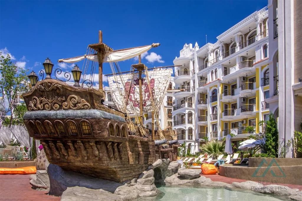 2-izbový apartmán v luxusnom Harmony Suites Monte Carlo, 400m od pláže, Slnečné pobrežie, Bulharsko - foto 1